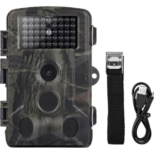 2021 Hunting Camera 24MP IP65 Waterproof HD Trail Camera Infrared Night View 120 Degree High Sensitive PIR Induction Recorder