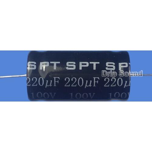 220uF 100V Tweeter Speaker Frequency Divider Crossover Non-Polarity Electrolytic Capacitor