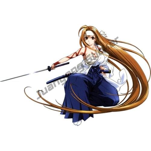 3D Car Sticker Car Styling Super Sexy Beauty Cartoon Tenjou Tenge Anime JDM Window Camper Laptop Yacht Car Accessories KK13x9cm