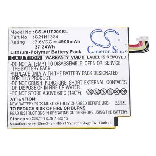 Cameron Sino 4900mAh battery for ASUS Transformer Book T200TA T200TA 12" C21N1334 Tablet Battery