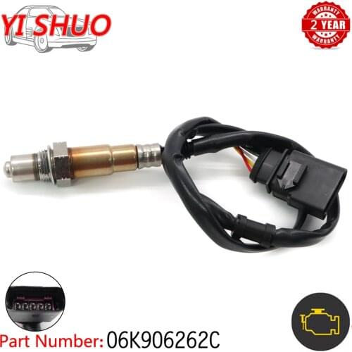 Car Air Fuel Ratio Sensor Lambda O2 Oxygen Sensor 06K906262C for Volkswagen Golf Polo Audi A1 A3 TT Seat Leon 1.8L Upstream