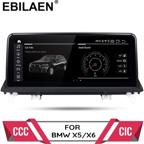 Android 10.0 car dvd player for BMW X5 E70/X6 E71 (2007-2013) CCC/CIC system autoradio gps navigation multimedia head unit PC