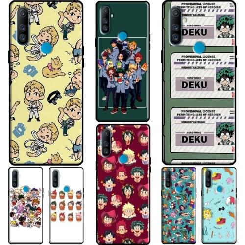 BNHA Pattern My Hero Academia For OPPO Realme 8 Pro 7 6 GT Neo C3 C11 C15 Q3 Pro Phone Case For OnePlus 8 9 Pro 8T Nord