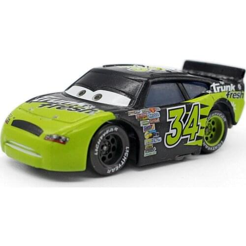 Disney Pixar Cars 2 3 No.34 Metal Diecast alloy classic Toy Car model for children gift 1:55 Brand toys New In Stock