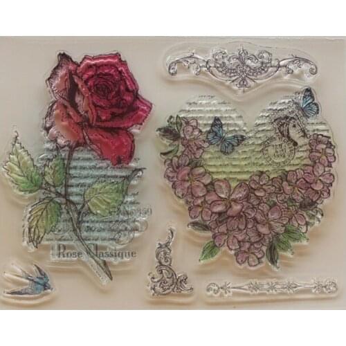 DIY Scrapbooking Albums Bird Classique Rose Stamp/Seal Transparent Silicone Bird Seal Brand Spain Decorative Arts Crafts Sewing