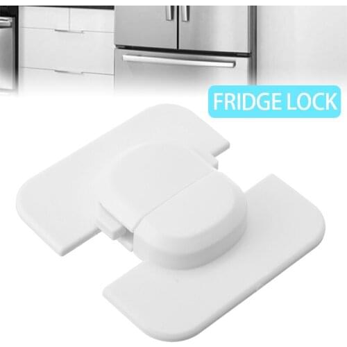 1PC Quality Door Lock Kid Child Safety Latch Home Refrigerator Freezer Plastic Fridge Door Lock Cupboard Cabinet Drawer Lock