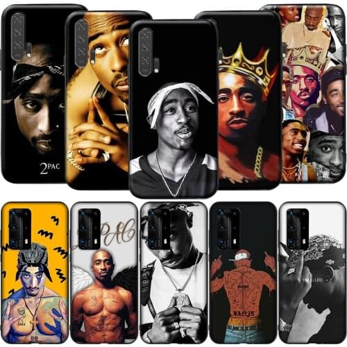 GX4 2Pac Tupac Shakur Silicone Case for Huawei P9 P10 P20 P30 P40 Y6 2018 Y7 Y9 Lite Pro Max Prime Mini