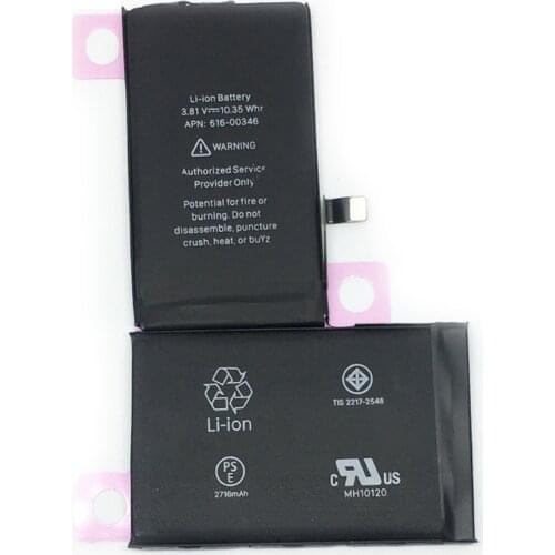 Original Polymer Li-ion Battery For X XS XR XSMAX 11 11PRO 11PRO MAX 10Pcs Rechargeable Replacement