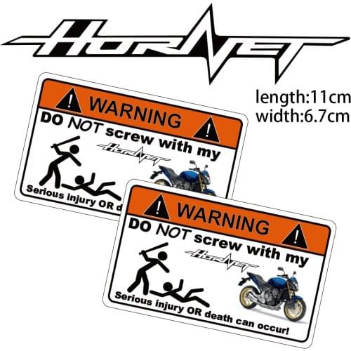 KODASKIN Motorcycle Cheap Creative Warning Sticker Decal for Honda CB599 CB600 HORNET