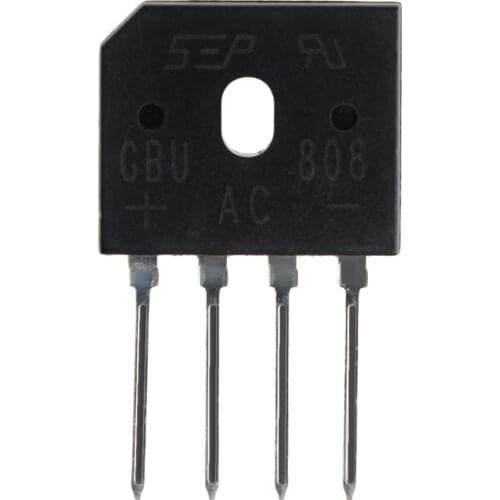 New 5Pcs Single Phases Diode Bridge Rectifier IC Chip 8A