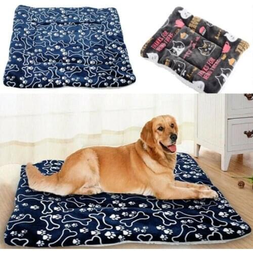 1Pcs Soft Dog Self Mats Winter Slipcover Bed Heat Rug Warm Thermal Fur Pad Mat Cat Pet Washable Pillow