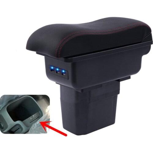 For Cruze armrest box central Store content Storage box Chevrolet armrest box with cup holder ashtray USB interface 2009-2016