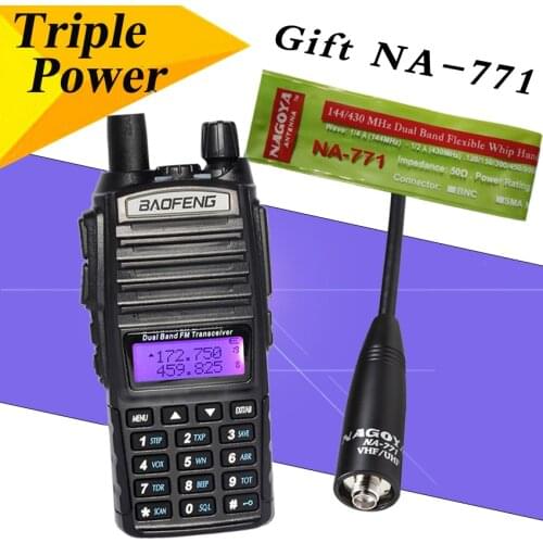 Baofeng BF UV82 Walkie Talkie 8W Radio set UV82HX Portable Two Way Radio FM Radio Transceiver Long Range Dual Band UV-82 px-888k