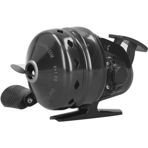 HYB30 Shot Fishing Reel Speed Ratio: 3.6:1 Metal Built in Line Closed Coil Slingshot Wheel Fishing Accessory Hots 4+1BB