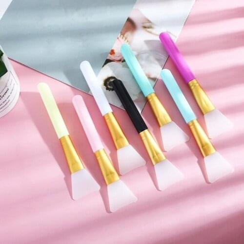 1pc Mix Silicone Brush 6 Color Gel Stirring Brush For DIY Jewelry Making Tools Easy to Clean UV Glue Resin Mold Tools