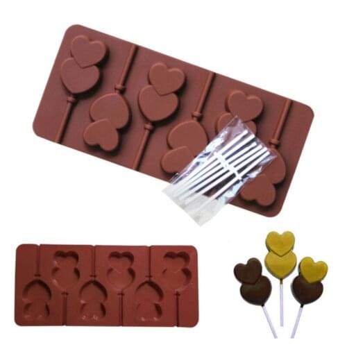 Silicone Mold Big Round Lollipop Mold Cake Decorating Tools 3D Snack Tool For Same As Snack Party Kitchen Tools Bakeware