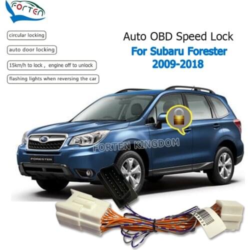 Forten Kingdom Car Auto OBD Plug And Play Speed Lock & Unlock Device 4 Door For Subaru Forester 2009-2019