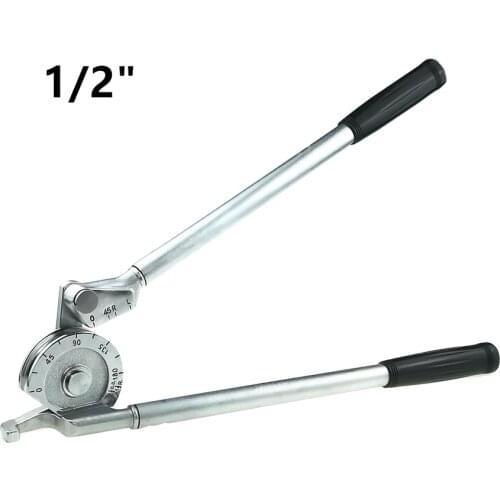 YIKODA Inch 1/2"Pipe Bending Machine 0-180 Degrees Pipe Bender and Tube Bending Manual Machine Tools