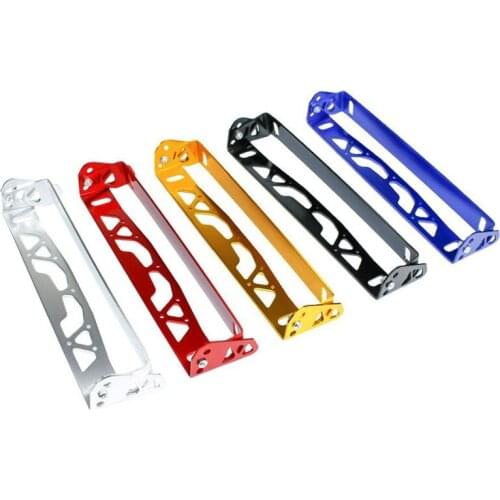 1pc Multi Color Power License Plate Frames Universal Aluminum Car JDM Styling License Plate Frame Frame Tag Holder