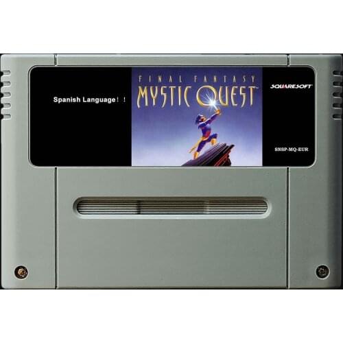 16Bit Games ** Mystic Quest ( Spanish PAL Version!! Spanish Language!! )