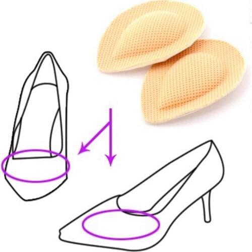 2pcs Silicone non-slip orthopedic insole high heels necessary before the palm rest insoles heel pad Air cushionX-13006