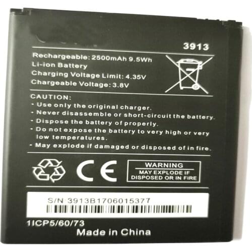 2500mAh Replacement 3913 Battery For WIKO 3913 LENNY4 LENNY 4 Mobile Phone Batteries with phone stander