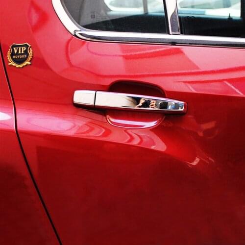 8Pcs/Set Stainless Steel Door Handle Cover Sticker for Opel Zafira Astra Insignia Vauxhall Mokka ASTRA J Cruze Malibu Trax