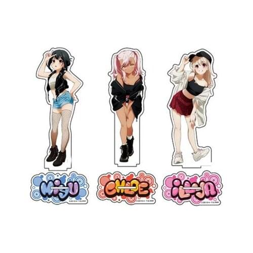 Anime FGO Fate/kaleid liner Illyasviel von Einzbern Merlin Acrylic Figure Stand Display Model Plate Cosplay Desktop Decor NEW