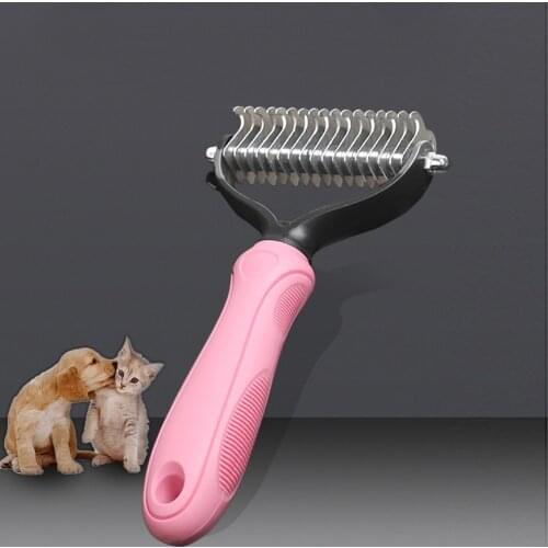 Cat Dog Grooming Comb tool Pet Stainless Steel Cutter for Cat Brush Cat accessories Pet Brush Comb for Animal Dog Pet Hair Comb