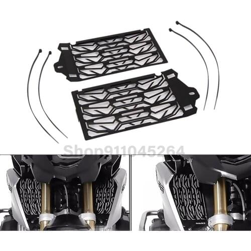 Motorcycle Black Steel Radiator Grill Cover Guard Protector Water Tank Cooler Cover For BMW R1200 2013 2014 2015 2016 2017 2018