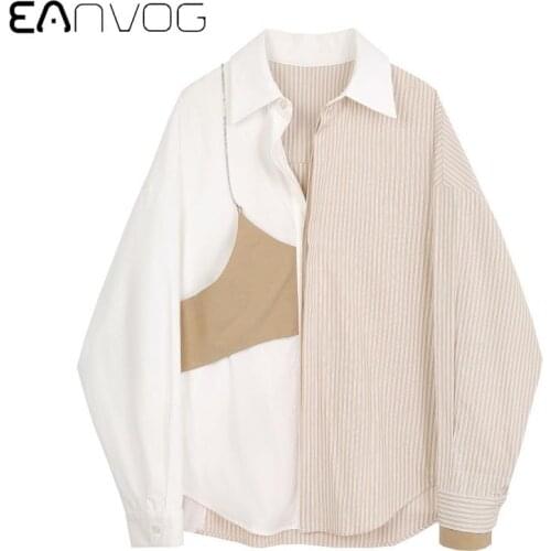 EAnvog Women's Striped Shirts