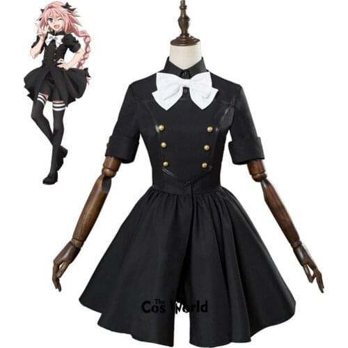Fate Grand Order Apocrypha Rider Astolfo Asutorufo Uniform Dress Coat Outfit Anime Cosplay Costumes