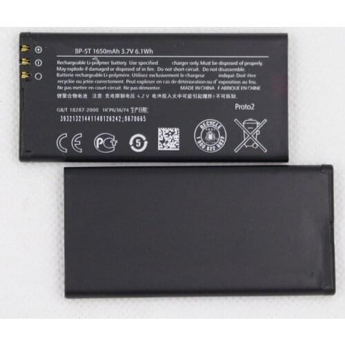 ISUNOO 10pcs/lot 1650mAh BP-5T Battery fit for Nokia Lumia 820 Lumia 820T BP5T BP 5T Batteries