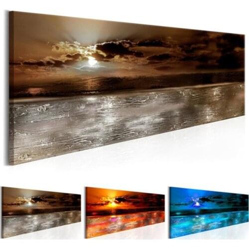 Sunset sunrise beach 5d diy diamond painting landscape large size diamond embroidery mozaik puzzle paintings by numberZP-454