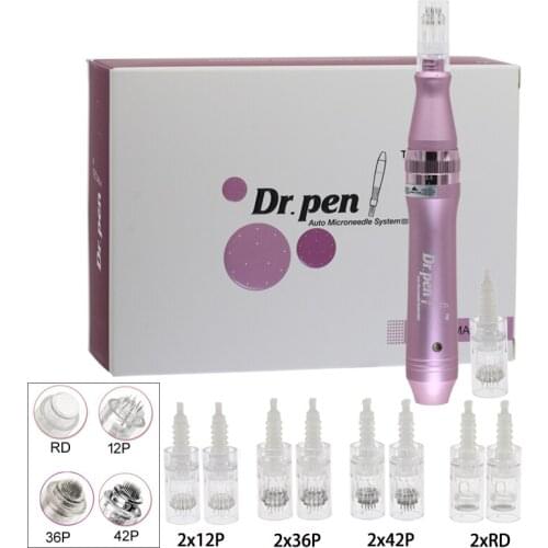 Dr.Pen Ultima M7 Microneedling Pen Electric Auto Electric Micro Rolling Derma Stamp Therapy Beauty Tools With 10Pcs Cartridges
