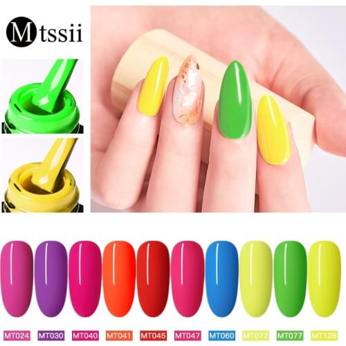 Mtssii Neon Gel Nail Polish