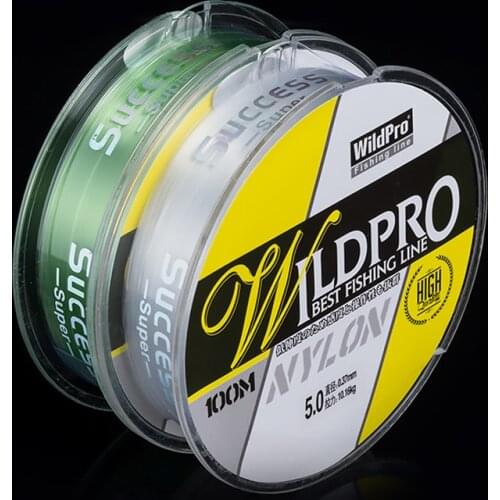 Nylon Fishing Line 100M Japanese Durable Fluorocarbon Sea Fishing Line 0.4-8.0 Super Strong Monofilament Thread Bulk Spool