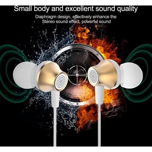 New M3 Gaming Headset In-Ear Heavy Bass Adsorption Magnet Wired Earphone with Mic for Phone Laptop Headphone