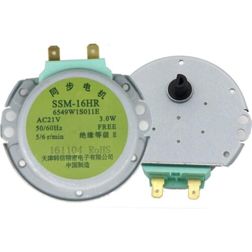 NEWEST Microwave2PCS Oven Synchronous Motor Tray Motors SSM-16HR AC 21V 3W 50/60Hz for LG Microwave Oven Parts