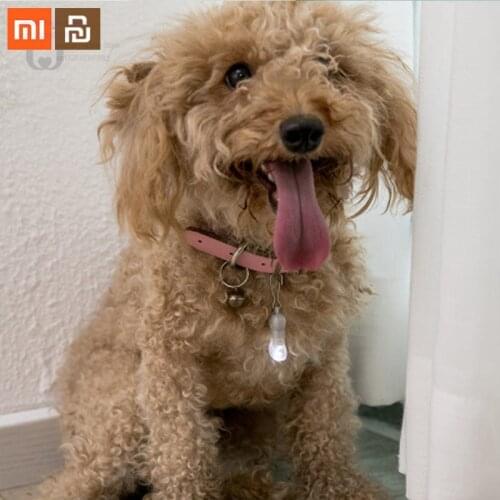 Xiaomi pet pendant tag pet light pendant collar ornament anti-lost pet tag light smart home