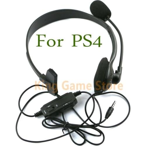 1pc Wired Headset Headphone For ps4 Earphone Microphone With MIC And ON/OFF Control for Sony PlayStation 4 PS4