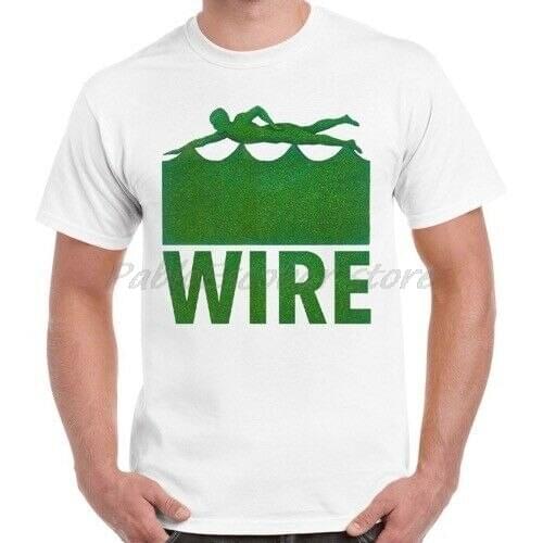 Wire Our Swimmer Punk Rock Retro T Shirt men white tshirt summer tee-shirt plus size 4XL 5XL drop shipping