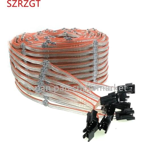 50-100PCS WS2812B LED Module String Panel Pre-soldered on Heatsink with 10CM Wire 5V WS2812 Built-in SMD5050 RGB Idividually