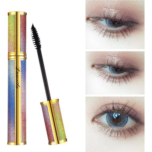 Starry Sky Mascara 4D Silk Fiber Eyelash Mascara Waterproof Long-wearing Fast Dry Thick Curling Eyelash Mascara Makeup TSLM1