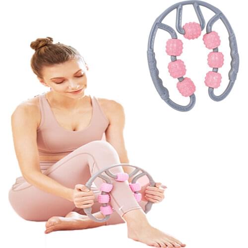 Yoga Massage Roller Yoga Training Device U-shaped Pilates Fitness Exercise Yoga Auxiliary Equipment Muscle Relaxation Roller