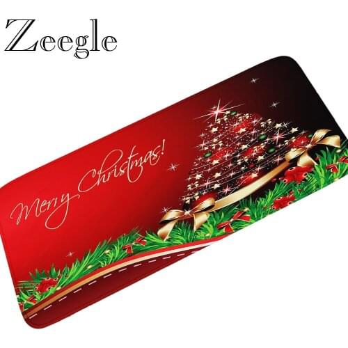 Zeegle Christmas Carpet Rug Door Mat Soft Welcome Entrance Doormat Kids Room Bedroom Carpets Bedside Rug Home Decor Bathroom Mat
