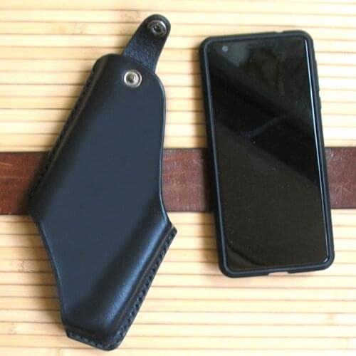 PU Leather Waist Bag mens Waist Phone Pack Waist Bag Belt Pack Pouch Funny Men For Phone Bag N7P5