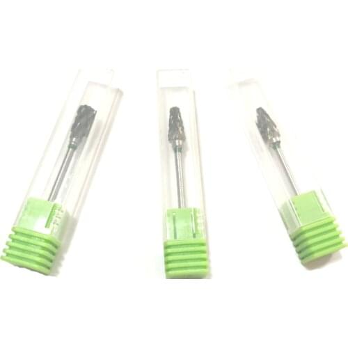 Dental Tungsten Carbide Burs High-Speed Milling Cutter Trim Polish Resin Base Metal Cross Cut Coarse 2.35mm Shaft