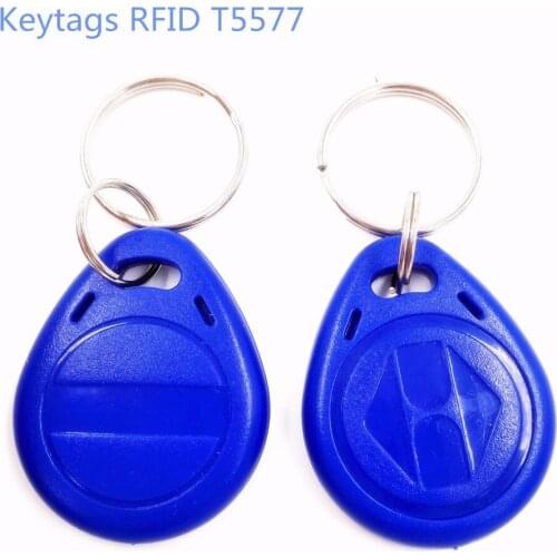 1 PCS EM Card EM ID keyfobs RFID Key Tag Keys Ring Card 125KHZ Proximity Access Control T5577 writable RFID tag