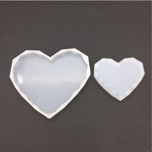 1pcs Liquid silicone mold DIY resin jewelry love heart Decorative crafts lanugo mold resin molds for jewelry